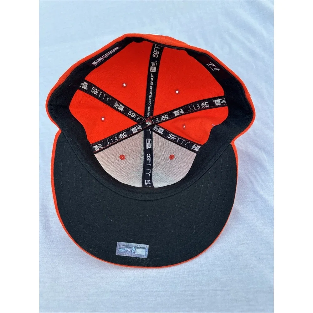 New Era MLB‎ Authentic On Field 59FIFTY Fitted 7 3/8 Cap Miami Marlins Orange